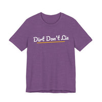 Thumbnail for Dirt Don't Lie — Baseball T-Shirt