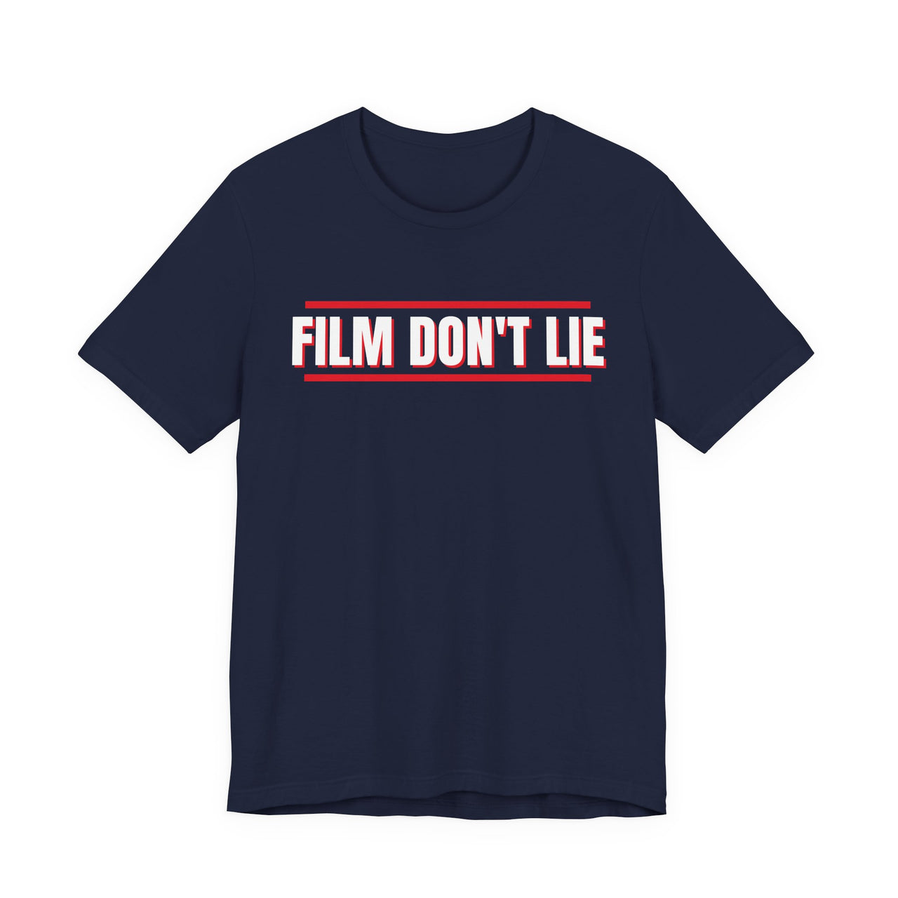 Film Don't Lie (Red / Black) — Football T-Shirt