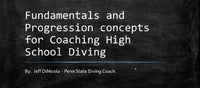 Thumbnail for Fundamentals and Progressions for Coaching Diving