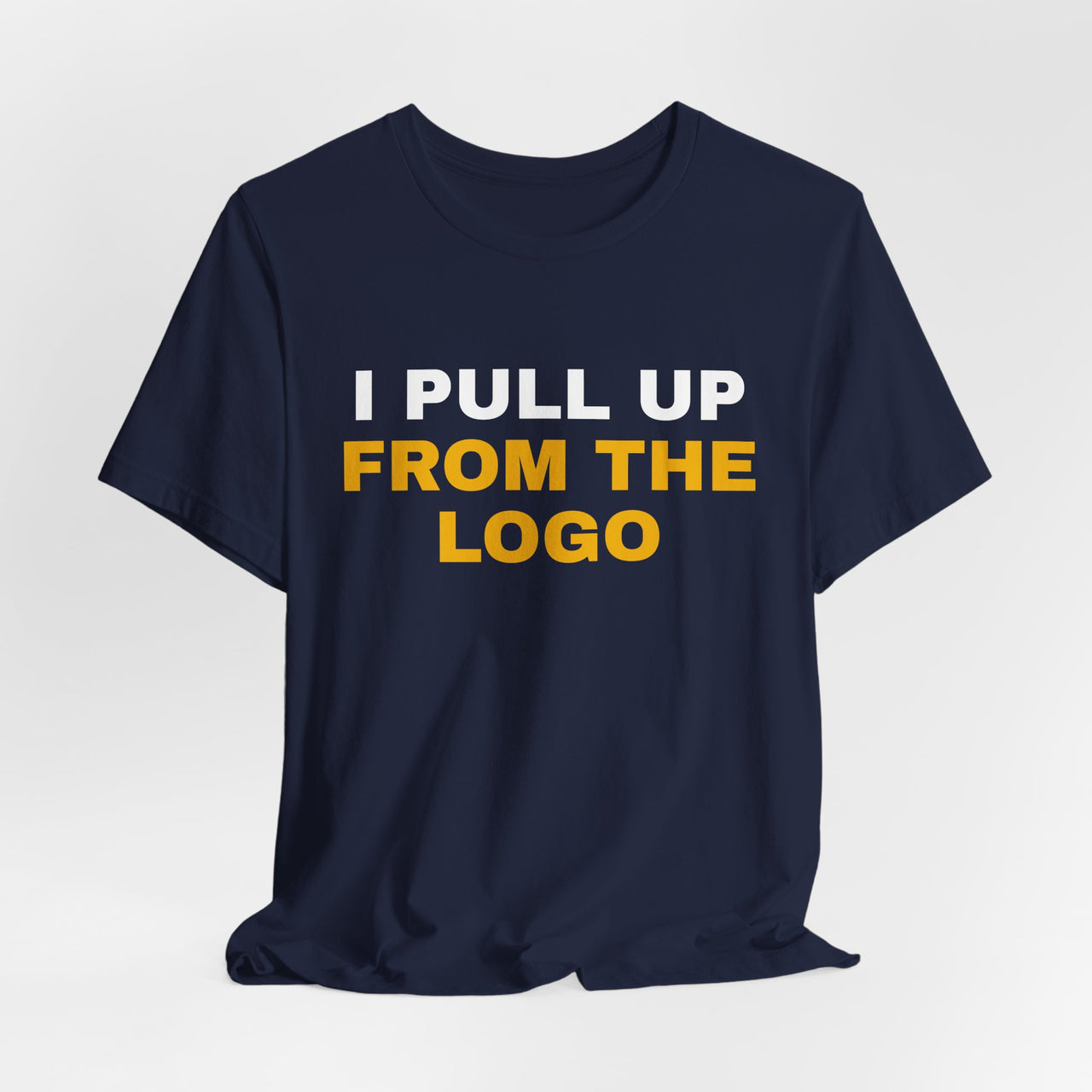 I Pull Up From The Logo — Basketball T-Shirt