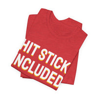 Thumbnail for Hit Stick Included — Football T-Shirt
