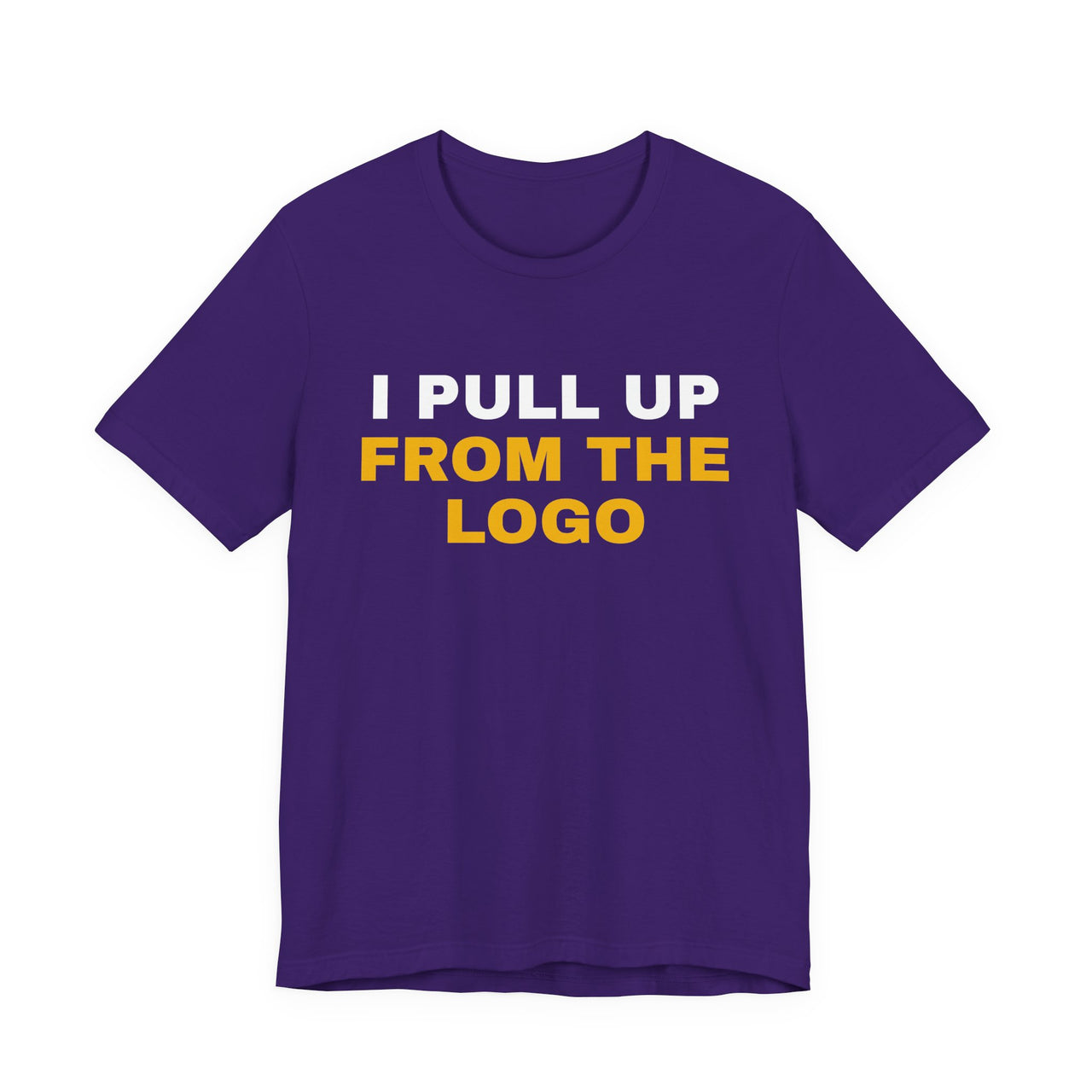 I Pull Up From The Logo — Basketball T-Shirt
