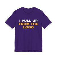 Thumbnail for I Pull Up From The Logo — Basketball T-Shirt