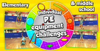 Thumbnail for Individual PE equipment challenges to develop sport skills  (+task cards)