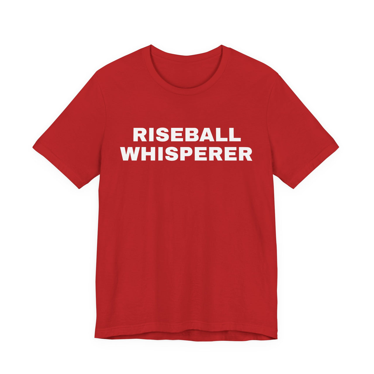 Riseball Whisperer — Softball T-Shirt