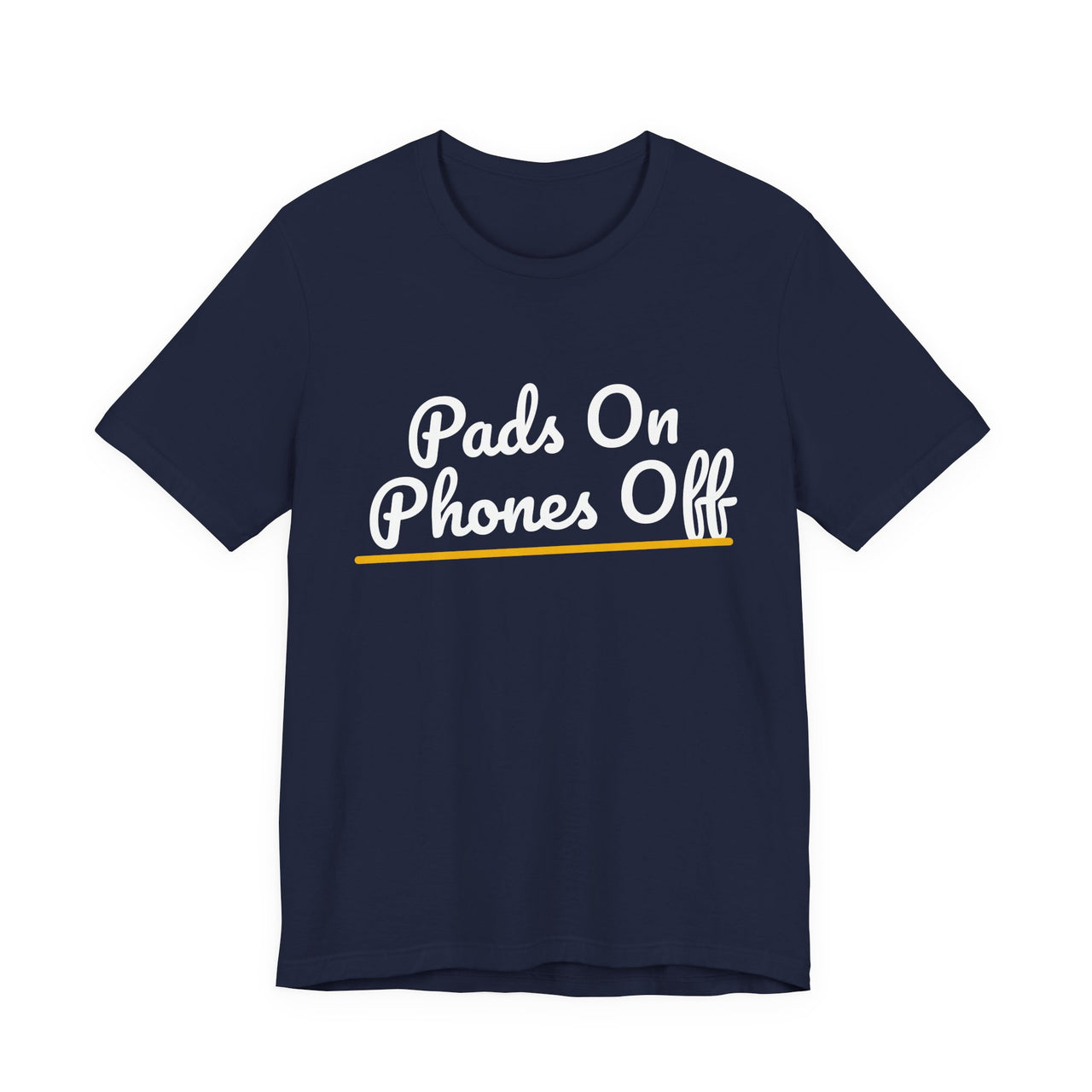 Pads On Phones Off — Football T-Shirt