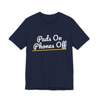 Thumbnail for Pads On Phones Off — Football T-Shirt