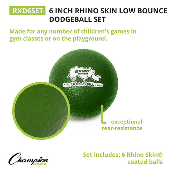 Rhino Skin Low Bounce Dodgeball Set