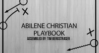 Thumbnail for Joe Golding Abilene Christian Playbook & FREE Video