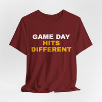 Thumbnail for Game Day Hits Different — Football T-Shirt