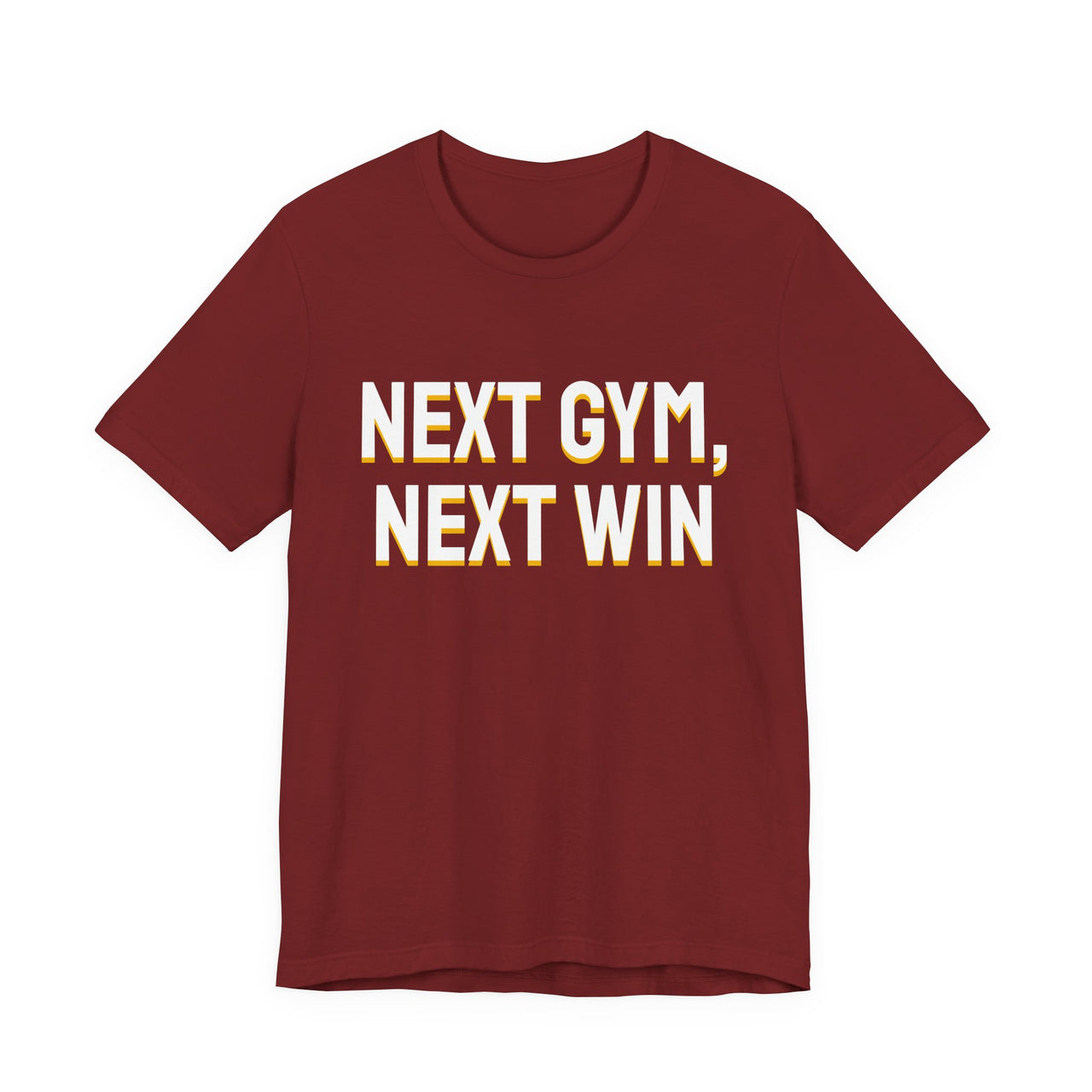 Next Gym, Next Win — Basketball T-Shirt