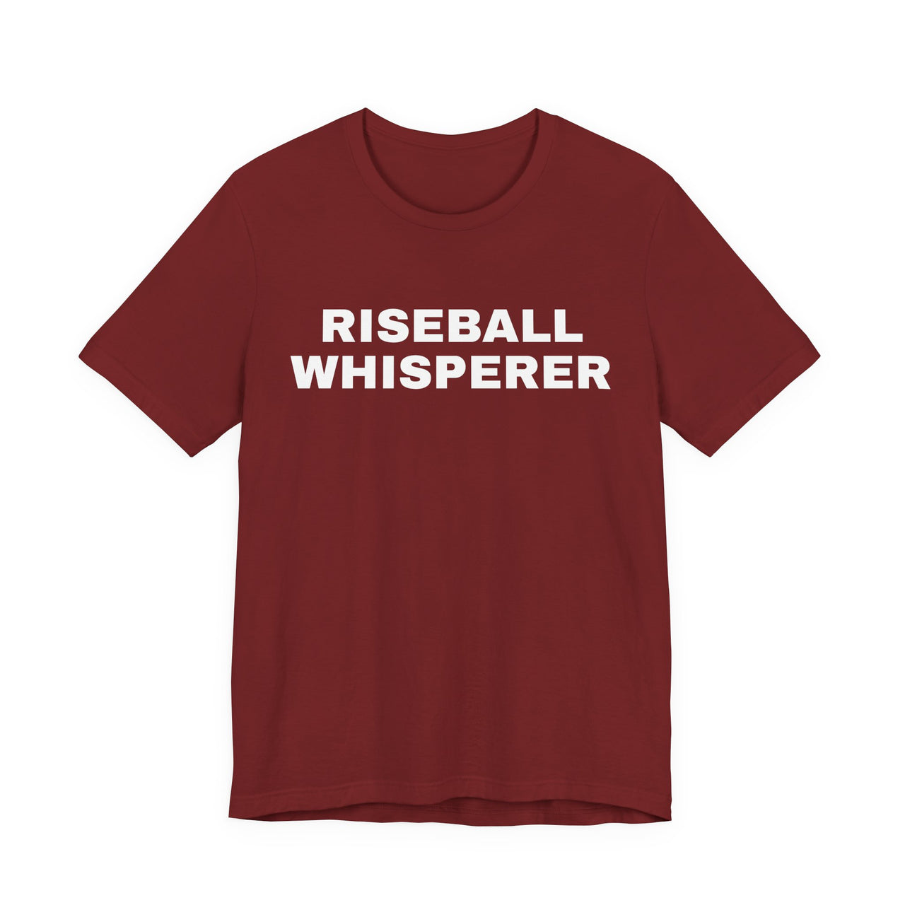Riseball Whisperer — Softball T-Shirt