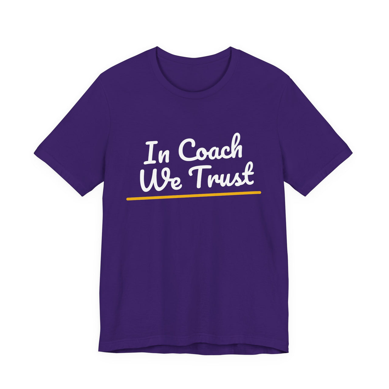 In Coach We Trust — Football T-Shirt