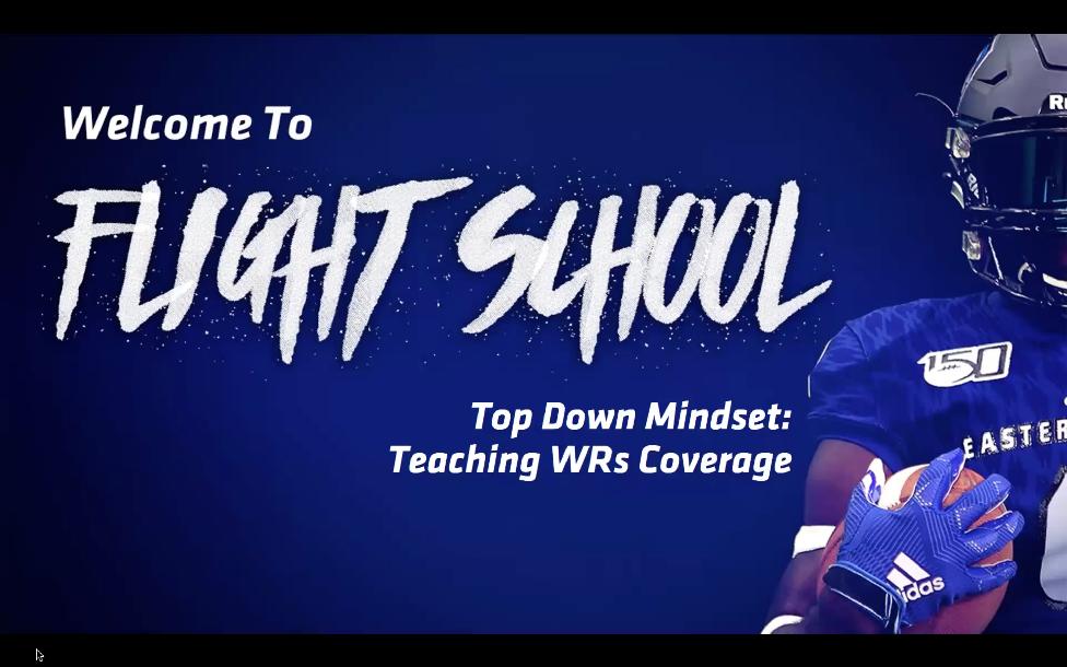 Top Down Mindset: Teaching WR`s Coverages - Mark Philmore III