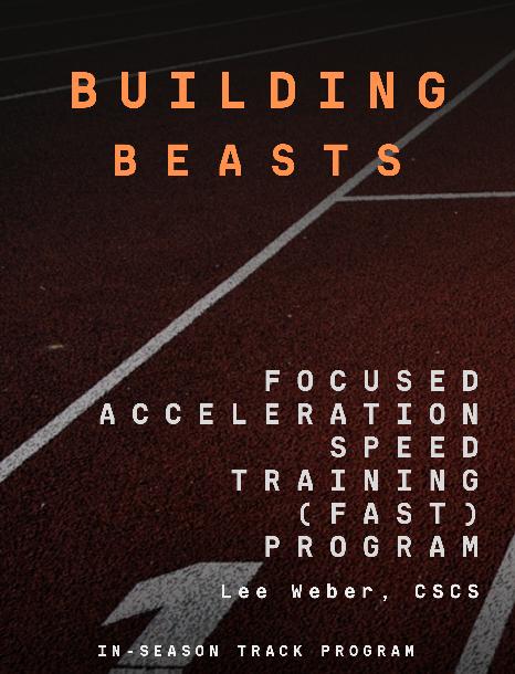 F.A.S.T. Program: A Season Long Sprint Plan