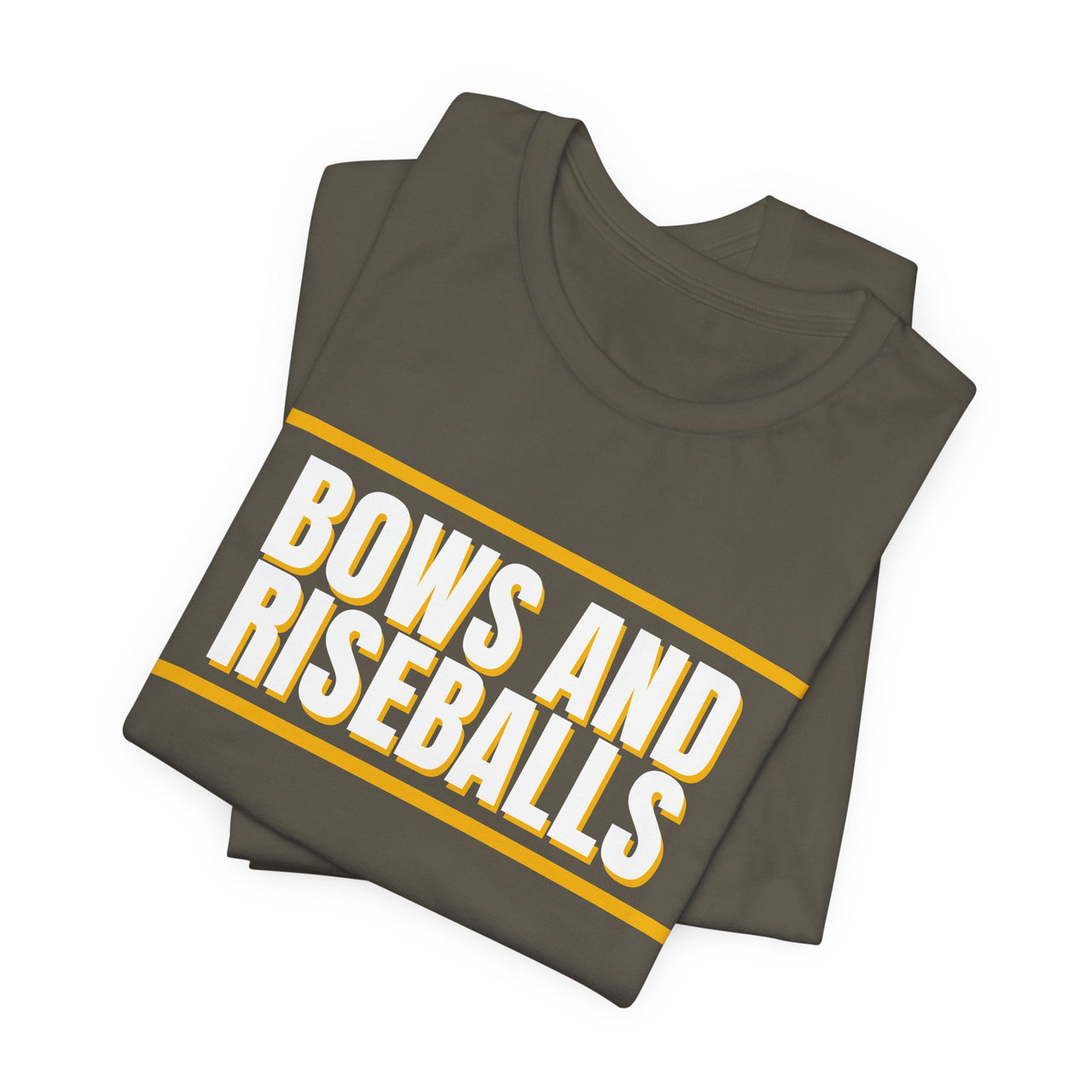 Bows And Riseballs — Softball T-Shirt