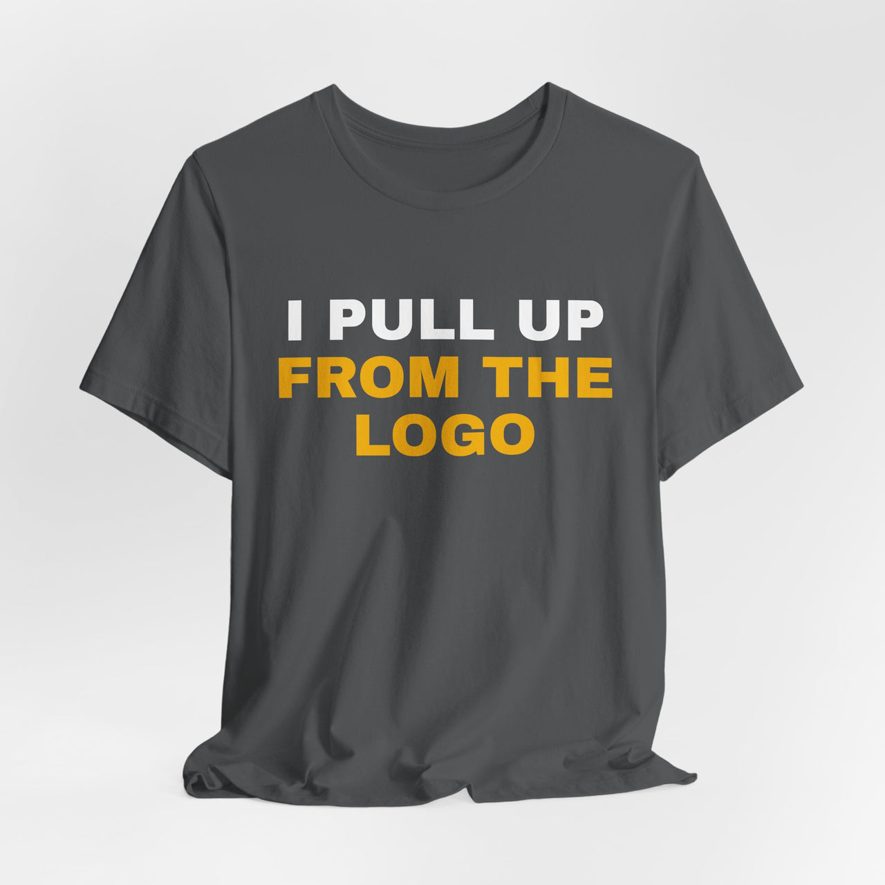 I Pull Up From The Logo — Basketball T-Shirt
