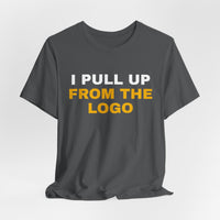 Thumbnail for I Pull Up From The Logo — Basketball T-Shirt