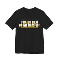 Thumbnail for I Watch Film On My Days Off — Basketball T-Shirt