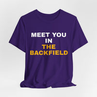 Thumbnail for Meet You In The Backfield — Football T-Shirt