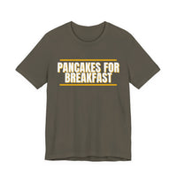 Thumbnail for Pancakes For Breakfast — Football T-Shirt