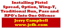 Thumbnail for Installing Pistol Option, Wing-T, Traditional Run, Pass and RPO`s