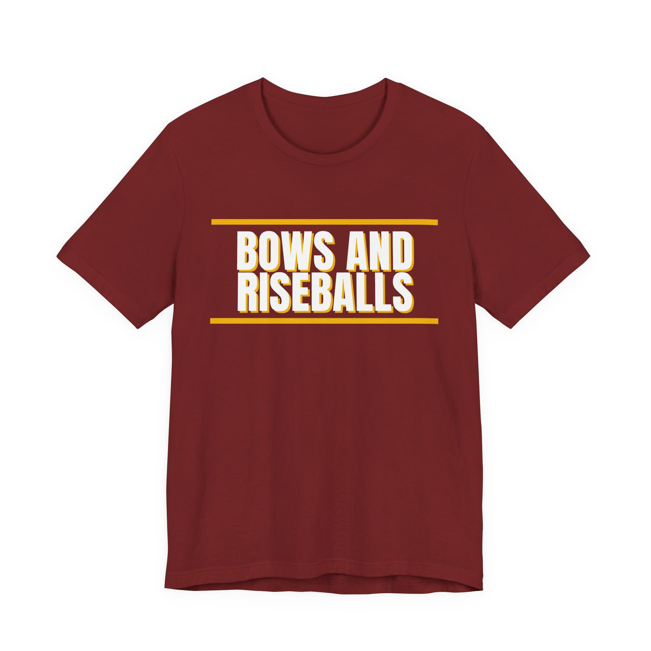 Bows And Riseballs — Softball T-Shirt