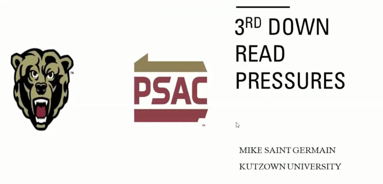 Mike Saint Germain, Kutztown - Read Pressures