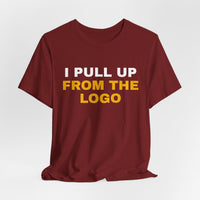 Thumbnail for I Pull Up From The Logo — Basketball T-Shirt