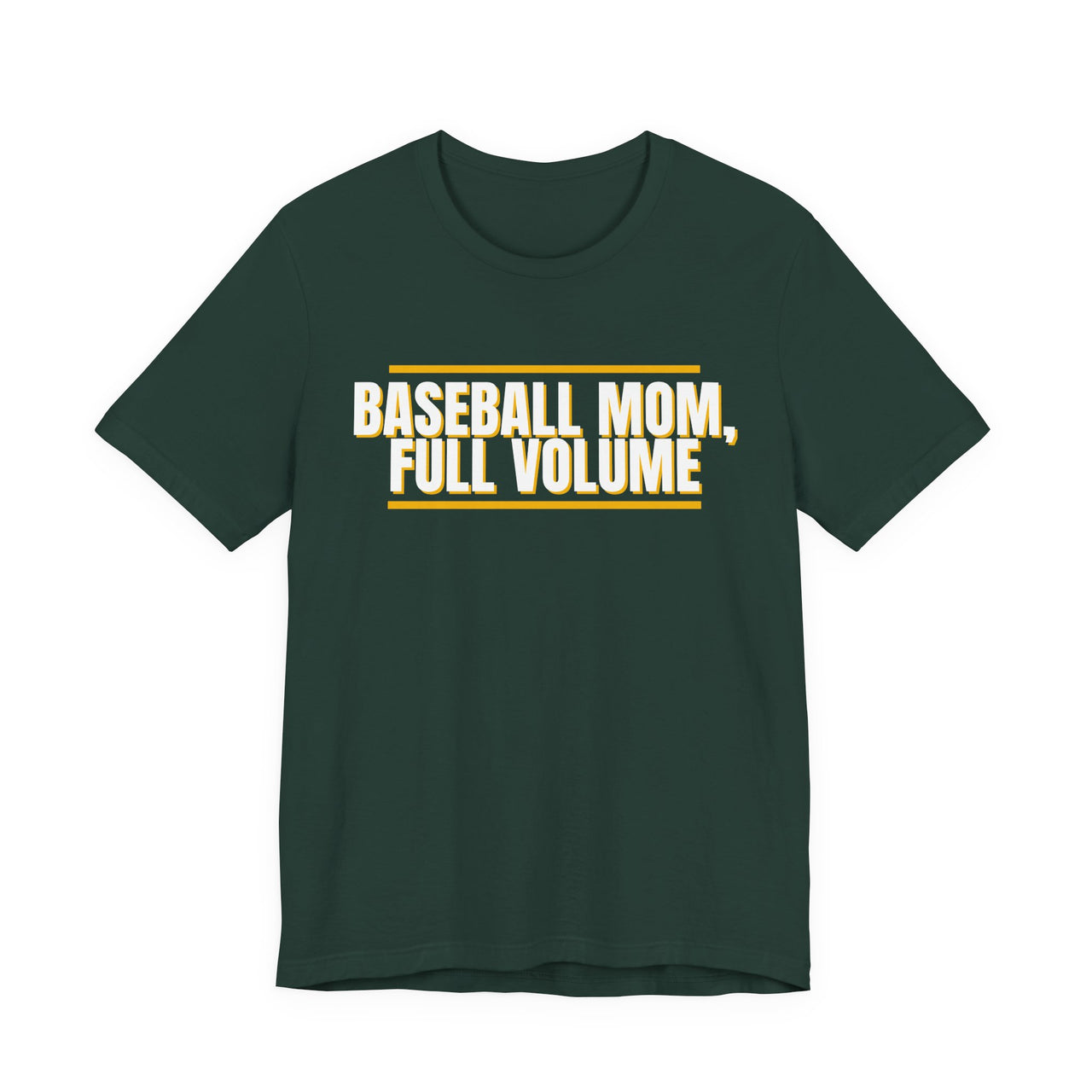 Baseball Mom, Full Volume — Baseball T-Shirt