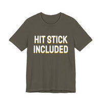Thumbnail for Hit Stick Included — Football T-Shirt