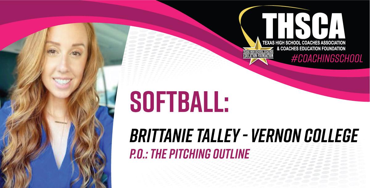 P.O.: The Pitching Outline - Brittanie Talley, Vernon College