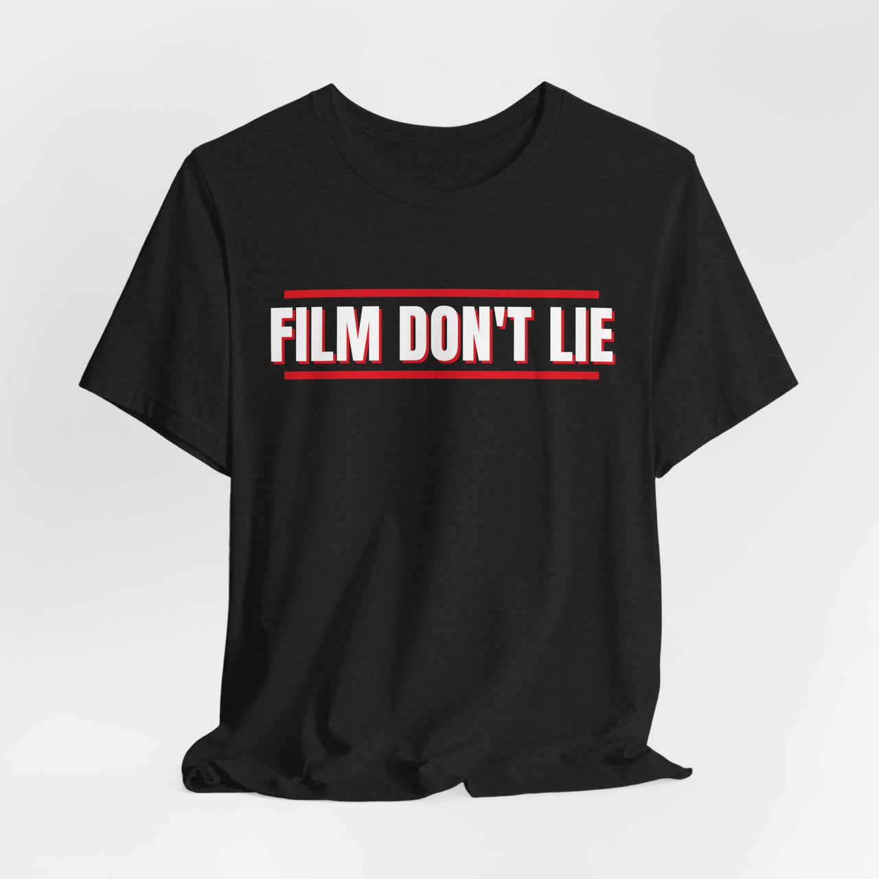 Film Don't Lie (Red / Black) — Football T-Shirt