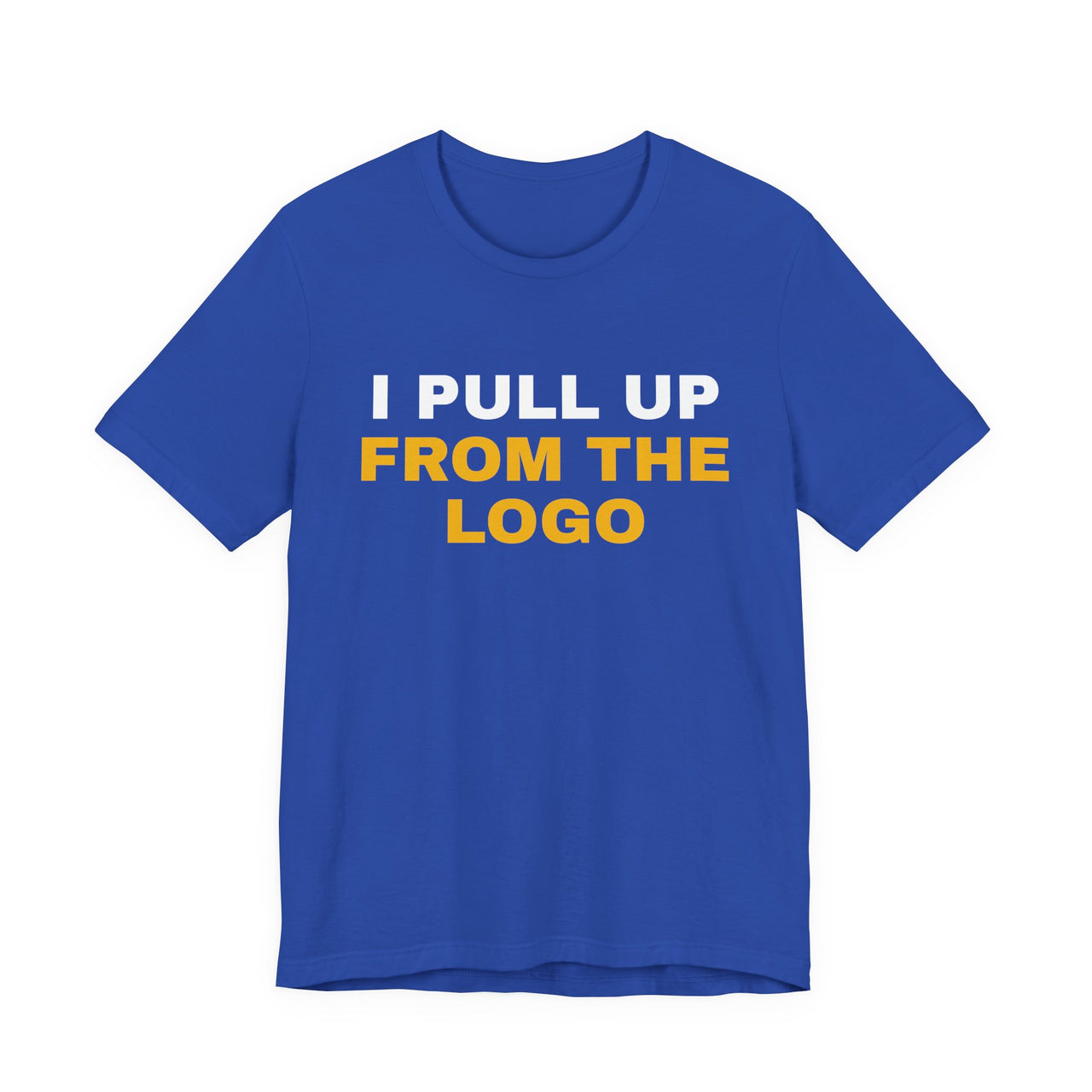 I Pull Up From The Logo — Basketball T-Shirt