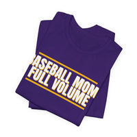 Thumbnail for Baseball Mom, Full Volume — Baseball T-Shirt