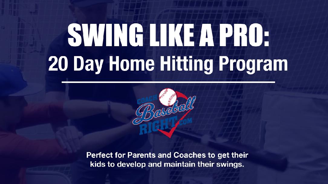 Swing Like a Pro: 20 Day Home Hitting Program