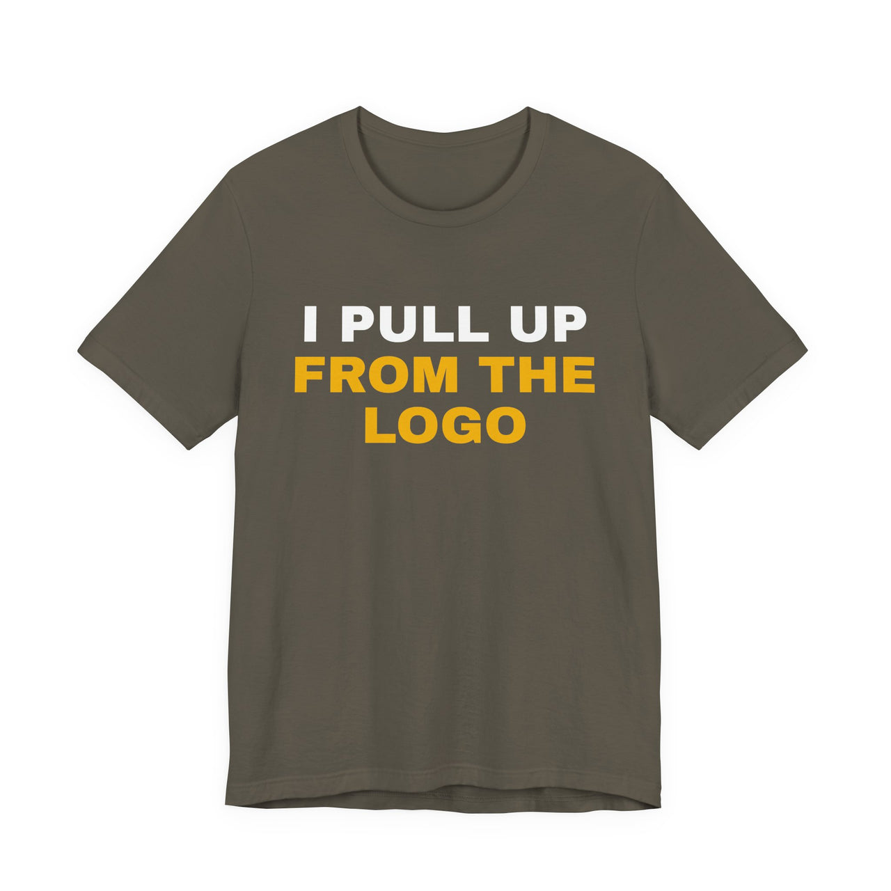 I Pull Up From The Logo — Basketball T-Shirt