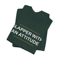 Thumbnail for Slapper With An Attitude — Softball T-Shirt