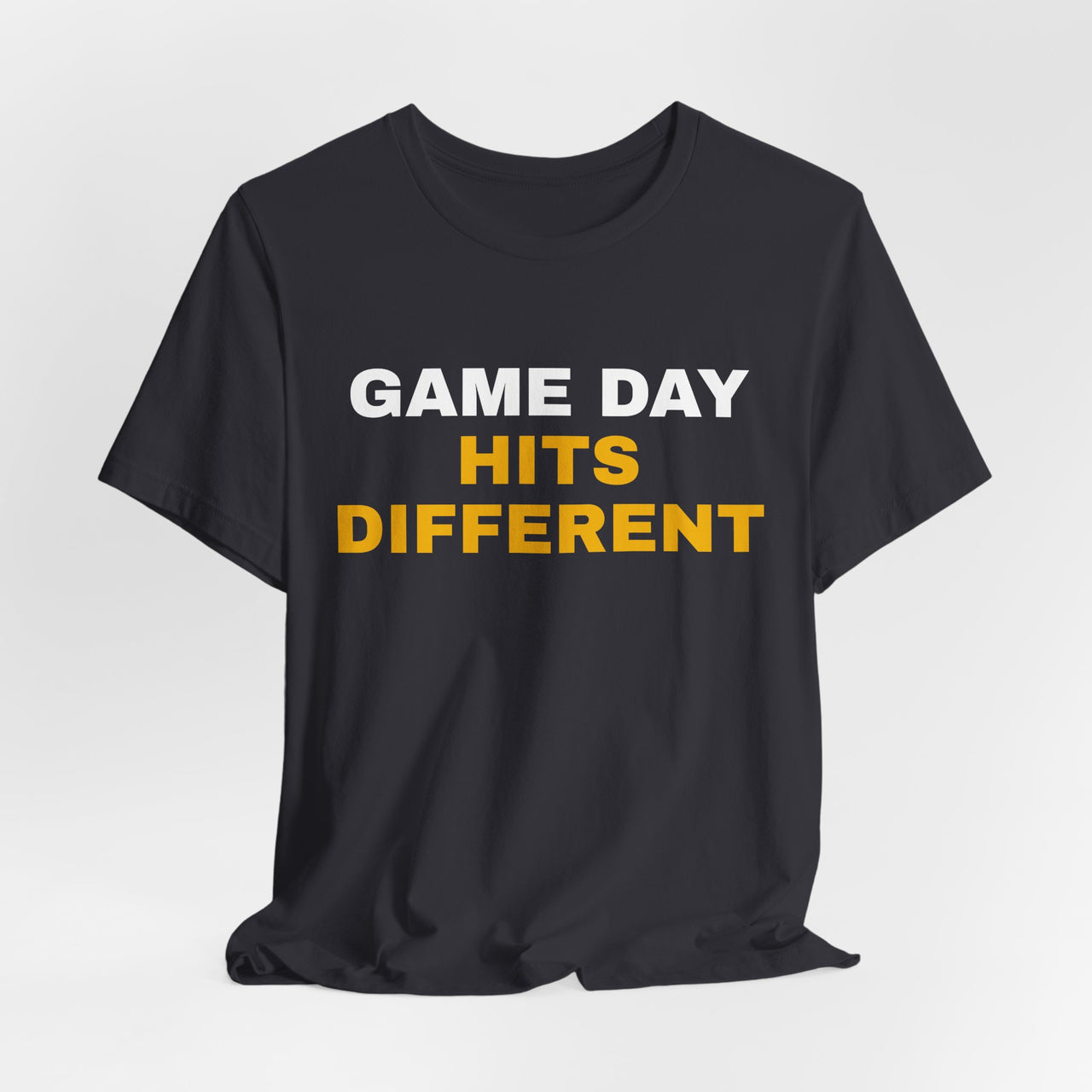 Game Day Hits Different — Football T-Shirt