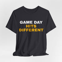Thumbnail for Game Day Hits Different — Football T-Shirt