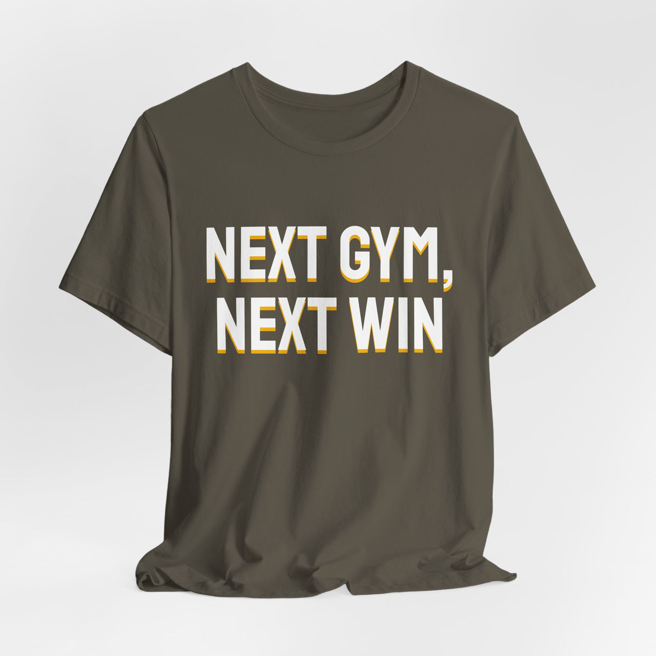 Next Gym, Next Win — Basketball T-Shirt