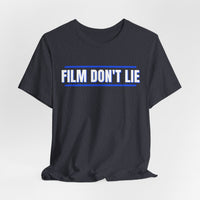 Thumbnail for Film Don't Lie (Royal / Gray) — Football T-Shirt