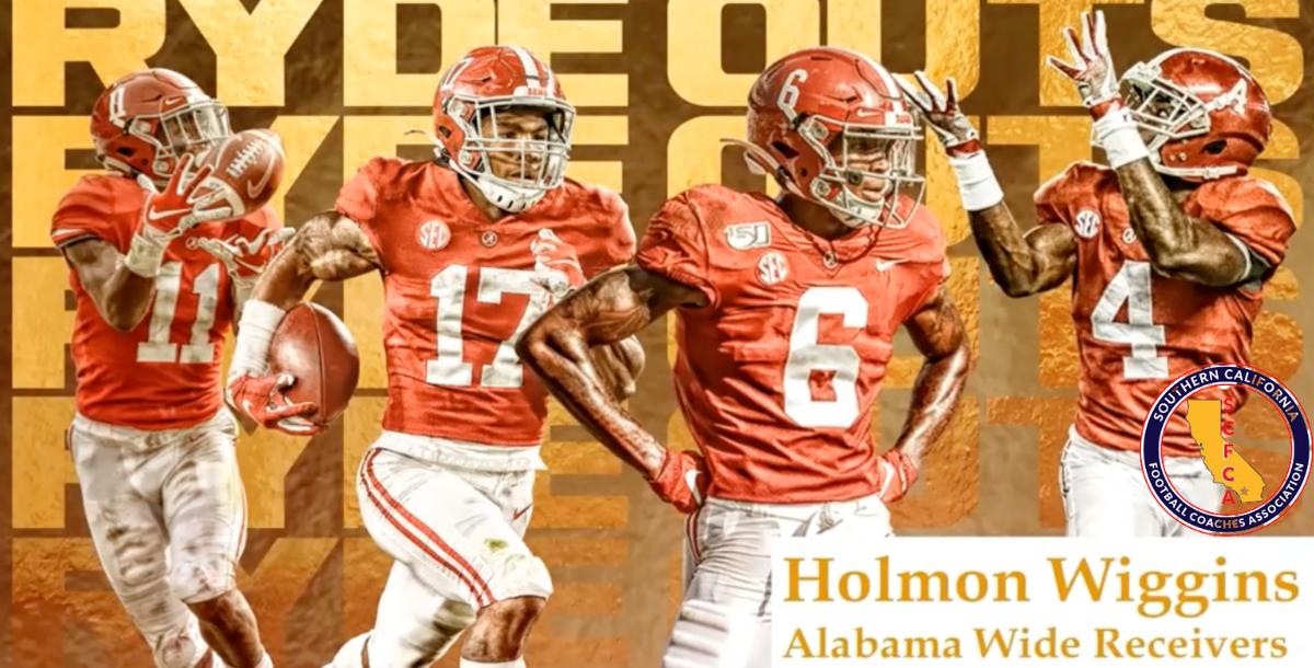 WR Fundamentals/RPOs - Holmon Wiggins, Alabama