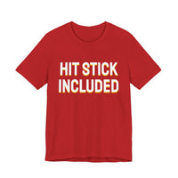 Thumbnail for Hit Stick Included — Football T-Shirt