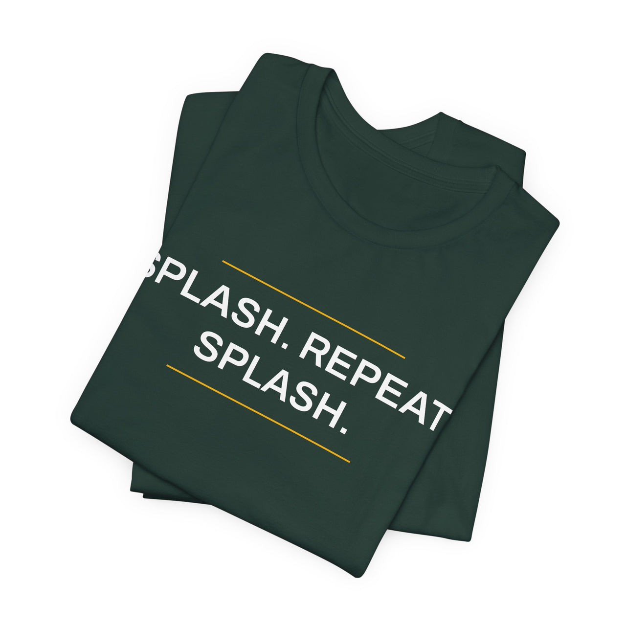 Splash. Repeat. Splash. — Basketball T-Shirt
