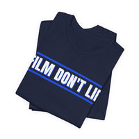 Thumbnail for Film Don't Lie (Royal / Gray) — Football T-Shirt
