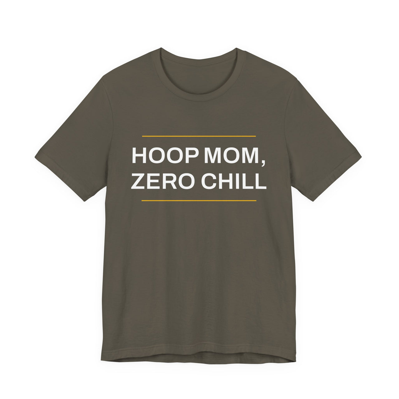 Hoop Mom, Zero Chill — Basketball T-Shirt