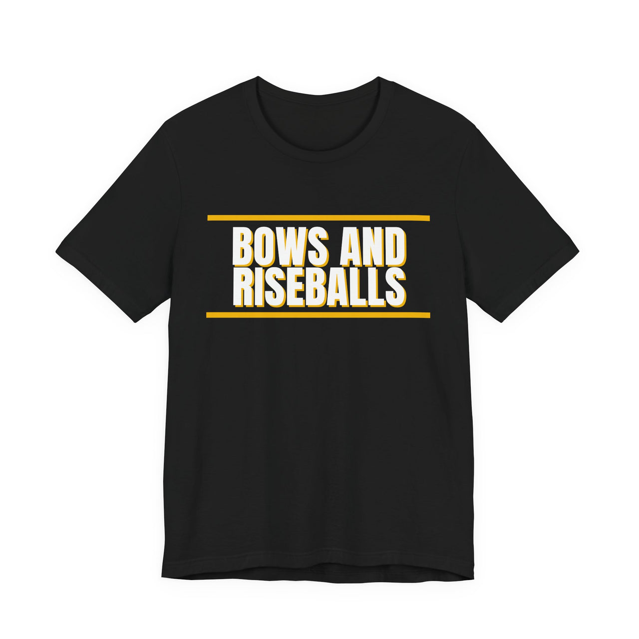 Bows And Riseballs — Softball T-Shirt