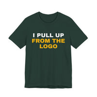 Thumbnail for I Pull Up From The Logo — Basketball T-Shirt