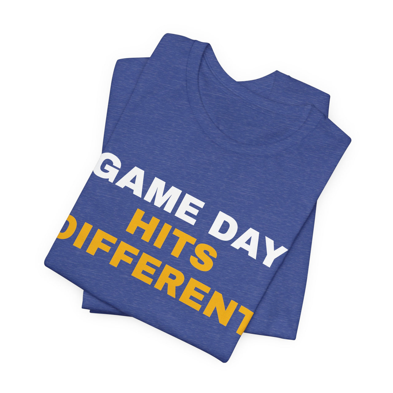 Game Day Hits Different — Football T-Shirt
